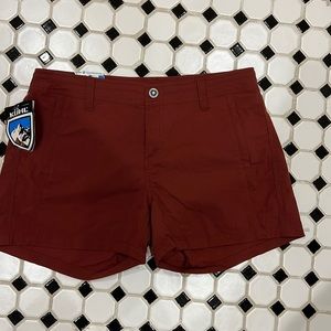 Kuhn shorts 8 burnt orange. Terra cotta NWT